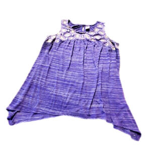 Faded Glory purple 2X 18W/20W tanktop sharkbite